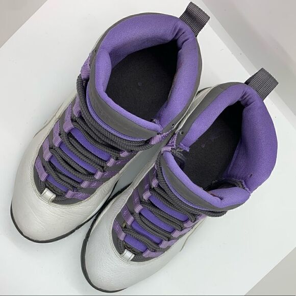 Air Jordan 10 (X) Retro Women’s Violets - Picture 7 of 8